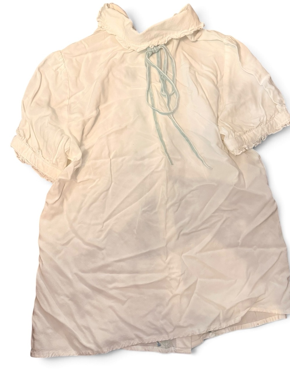 Disney Tops | Alice in Wonderland White Button-Front Top with Embroidery - Picture 4 of 4